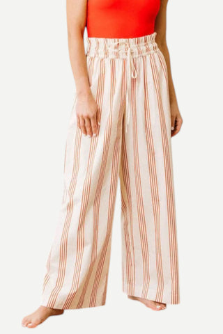 Sunshine Tienda Cherry Pinstripe Daphne Pant Sunshine Tienda