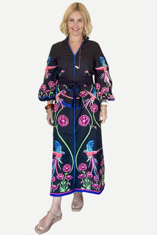 V By Jatin Varma Rajani dress, Birds Of Paradise