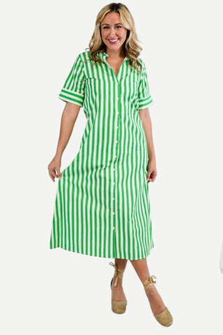 Victoria Dunn Iris Dress, Emerald Victoria Dunn