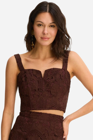 Allison Emery Tank Top, Chocolate Brown