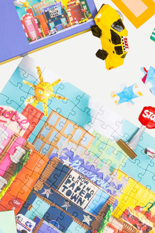 "Paper Town" 100 Piece Kids Puzzle
