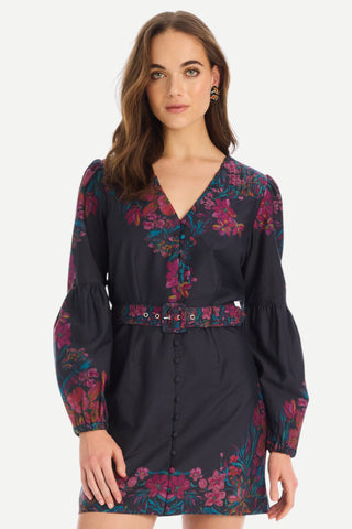 Allison Talia Dress, Painterly Floral