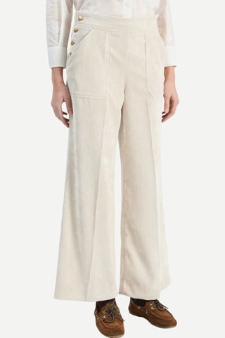 Vilagallo Corduroy Pant, Cream