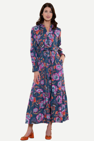 Sheridan French Britt Dress - Twilight Flora