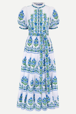 Pink City Prints Matilda Dress, Lapis Meadow Pink City Prints