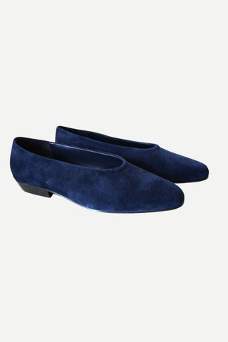 Jeffrey Campbell Collene Flat - Navy Suede