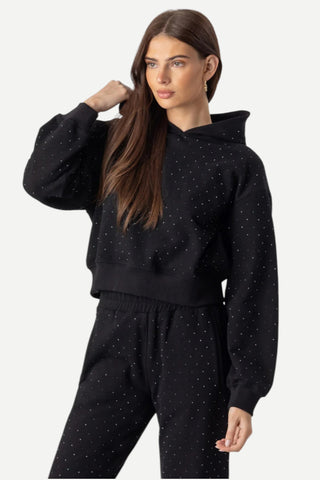 Generation Love Renae Crystal Hoodie, Black