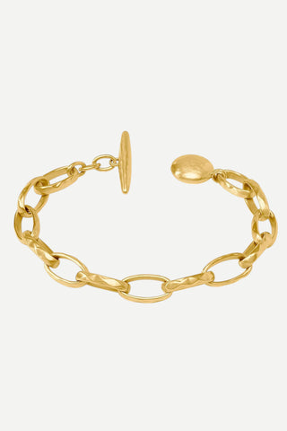 Julie Vos Solara Link Bracelet, Gold