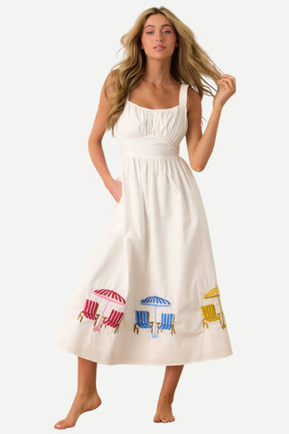 Prosperina Carmen Dress, Sundrenched Prosperina