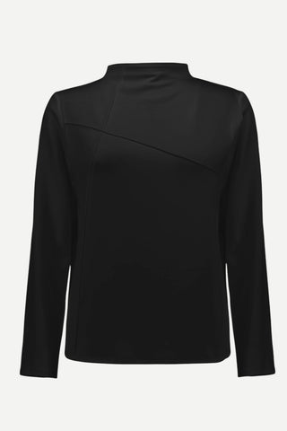 Joseph Ribkoff Scuba Jersey Straight Top, Black