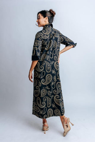 Perlavera Nico Dress, Paisley Fawn