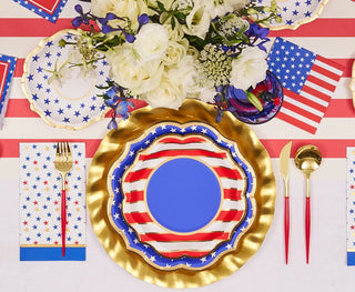 Sophistiplate Salad Plate, 8", 8/Pk, Party in the USA