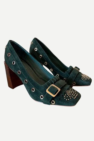Cecelia New York Gina Heel - Green