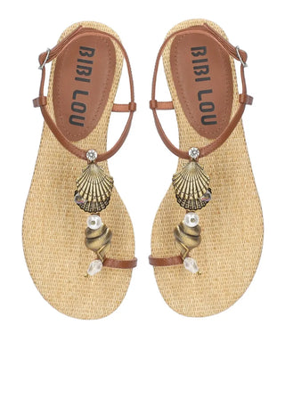Bibi Lou Planas Sandal, Cuero