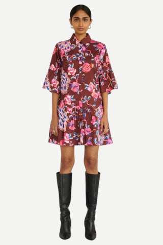 Banjanan Hydra Mini Dress, Bukhara Peacock Rum