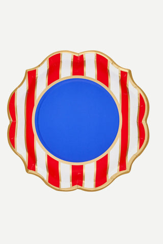 Sophistiplate Salad Plate, 8", 8/Pk, Party in the USA