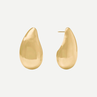 Julie Vos Medium Wave Earring, Gold