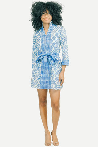 Victoria Dunn French Quarters Dress, Royal Trellis