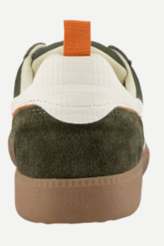 Back 70 Ghost N Sneakers, Olive/Orange Milk