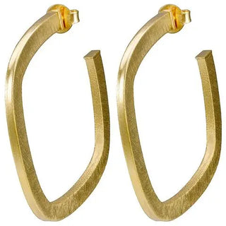 Sheila Fajl Square Elisha Hoops Earrings SHEILA FAJL