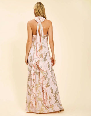 Mestiza Adelina Gown, Blush Gold Mestiza