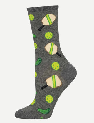SockSmith Pickleball Womens Socks, Gray
