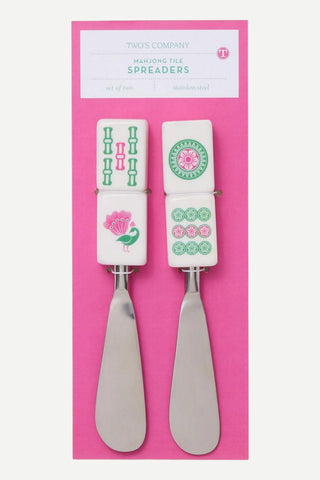 Two's Company Mahjong Spreaders, Set of 2