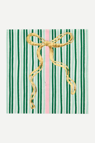 Sophistiplate Cocktail Napkins, 5", 3-Ply, 26/pk, Tis the Season