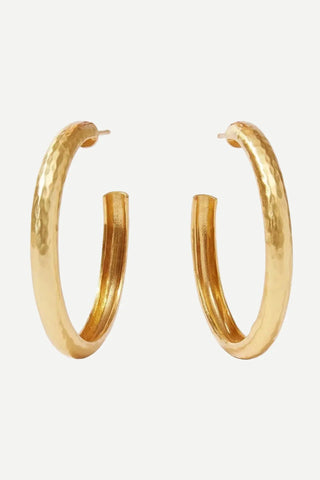 Julie Vos Large Havana Hoop Earring, Gold JULIE VOS