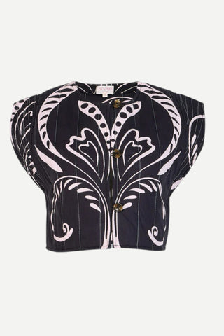 Beyond By Vera Lexie Vest, Fountain Black