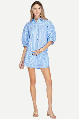 Joy Joy Shorts, Blue Stripe