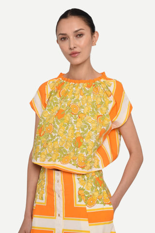 Love The Label Cammie Top, Orange Blossom