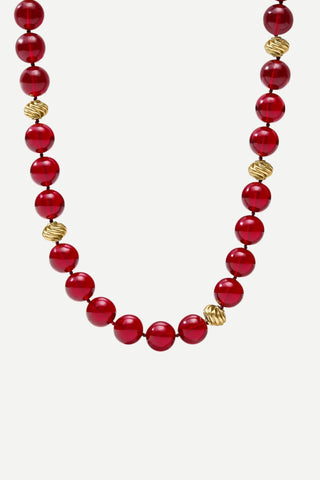 Julie Vos Ravello 5-in-1 Necklace, Cranberry