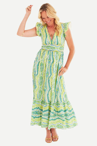 CK Bradley Henning Dress, Marble Limeade CK Bradley