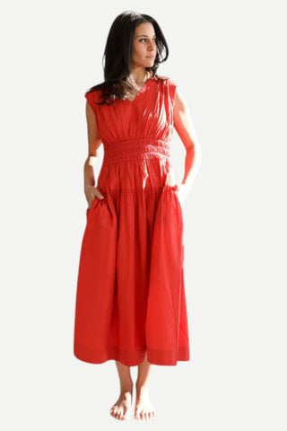 NavyBleu Eva Dress, Tomato