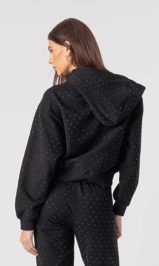 Generation Love Renae Crystal Hoodie, Black