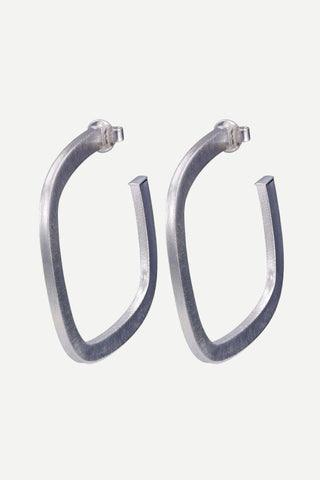 Sheila Fajl Square Elisha Hoops Earrings