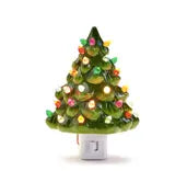 81836 VINTAGE CHRISTMAS TREE NIGHTLIGHT