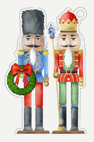 WH Hostess Nutcrackers Die Cut Gift Tags