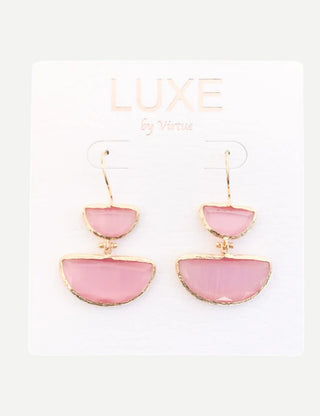 LUXE By Virtue The Regina Drop Stone Earring