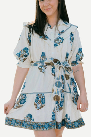 Clara The Label by Victoria Dunn Autumn Dress, Birchwood