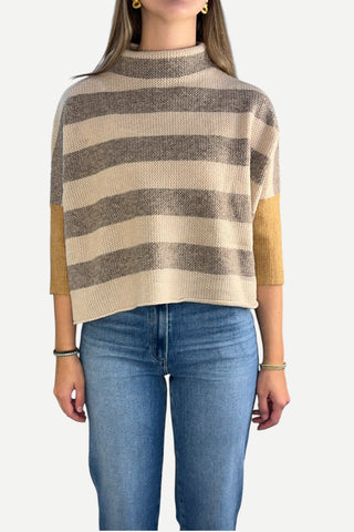 Kerisma London Stripe Sweater - Beige Multi