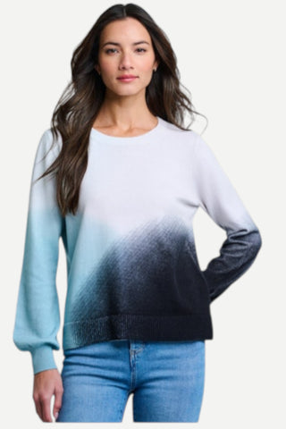 Lisa Todd Color Haze Top, Blue Combo