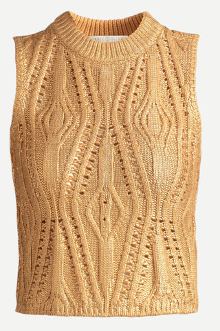 Marie Oliver McGuire Top, Gold