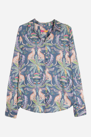 Vilagallo Top, Leopard and Palm