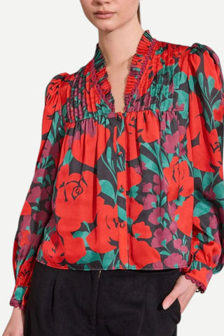 Alden Adair Oliver Top, Legacy Floral