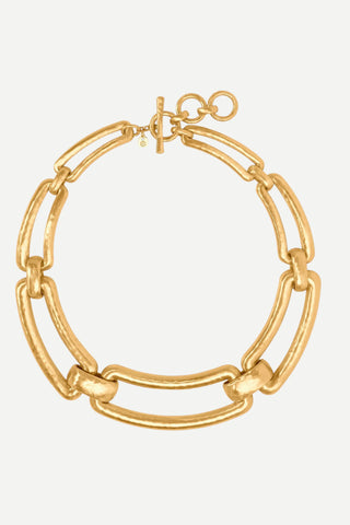 Julie Vos Sahara Collar Necklace, Gold
