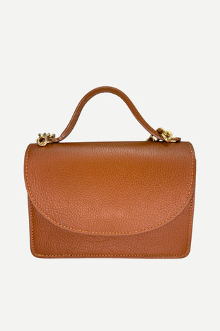 Le Feme Chateau Mini Flap Chain Bag, Brown
