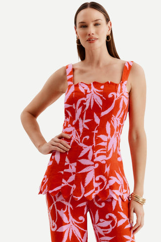Tyler Boe Vanessa Top, Tropical Orchid