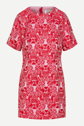 Emily McCarthy Royale Shift Dress, Cheeky Cheetah Jacquard